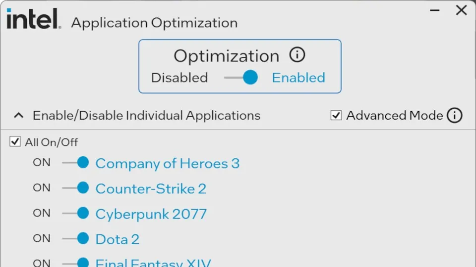 оптимізатор продуктивності процесорів Intel, PC Gamer