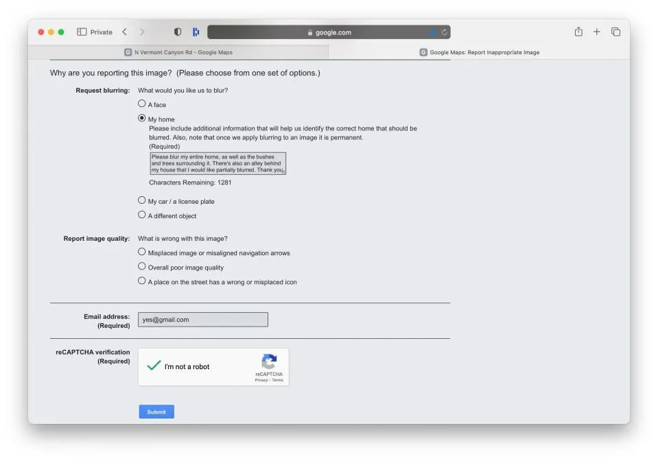 Ви повинні надати додаткову інформацію про те, що ви хочете розмити, тому будьте уважні