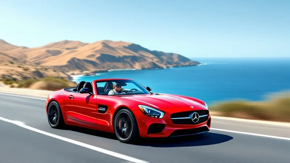 Merdes Benz їде по дорозі, Flux Pro