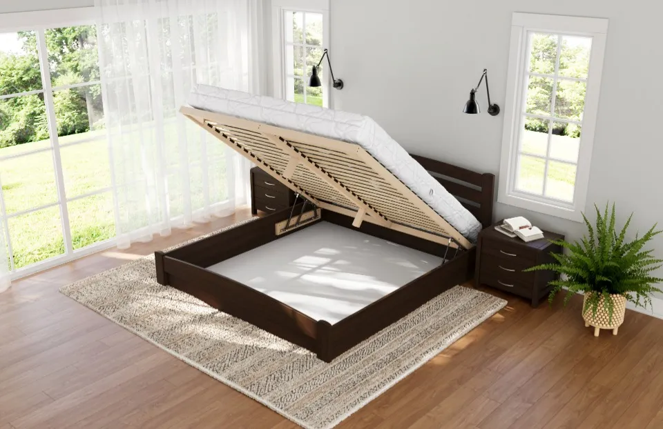 Дерев'яні ліжка