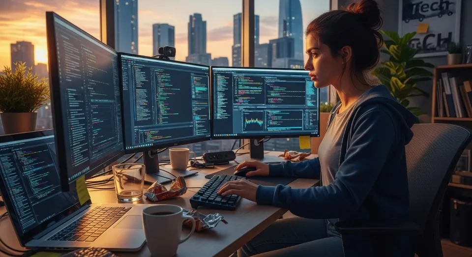 дівчина програміст