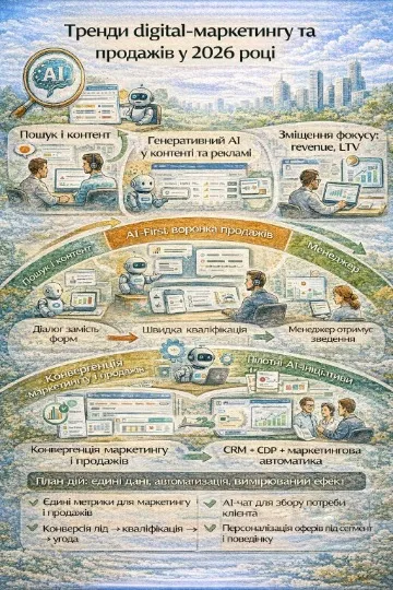 Ключові тренди digital-маркетингу у 2026 році